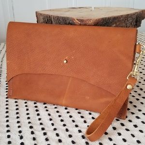 Organic Leather Clutch